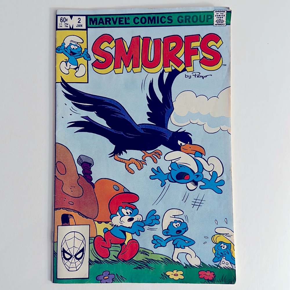 Vintage Smurf comic book